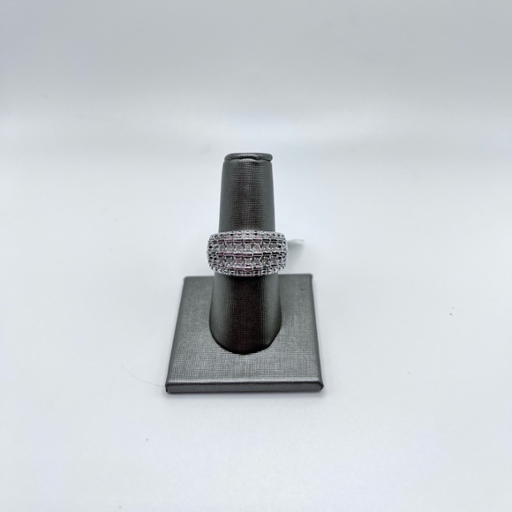 Jewelili Sterling Silver Diamond Ring 1/4 CTTW Round Natural Diamonds NWT